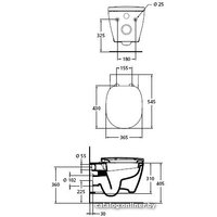 Унитаз подвесной Ideal Standard Connect [W880101]