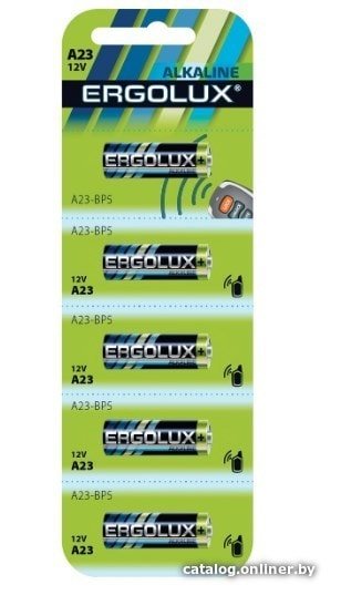 Батарейка Ergolux LR23A BL-5 5шт