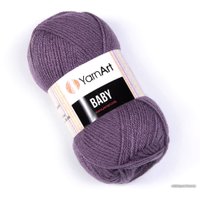 Пряжа для вязания Yarnart Baby 100% акрил 852 50 г (150 м, серый)