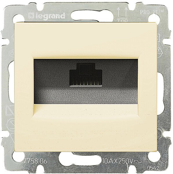 

Розетка компьютерная Legrand Valena 774142 (слоновая кость)