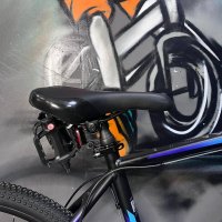 Велосипед Stels Navigator 700 MD 27.5 V020 р.21 2024 (черный/голубой)