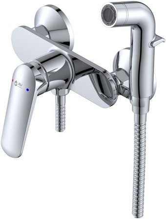 Смеситель с лейкой для биде AV Engineering AVPOS2-A174-120