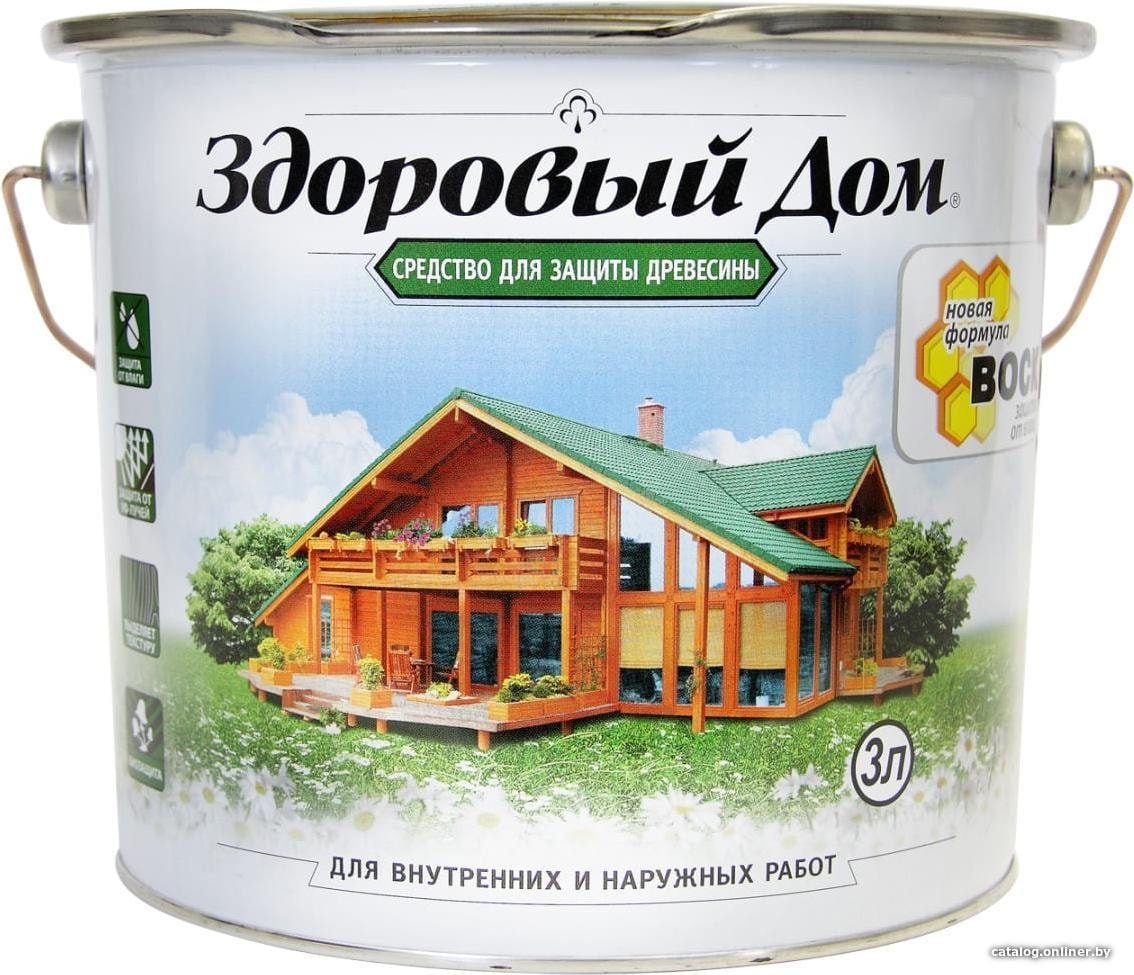 Пропитка Здоровый дом 3 л (махагон)