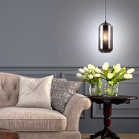 Подвесная люстра Escada Rise 10177/1S (Black/Smoke)