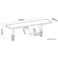 Полка Растущая мебель Smart E515 (белый/серый)