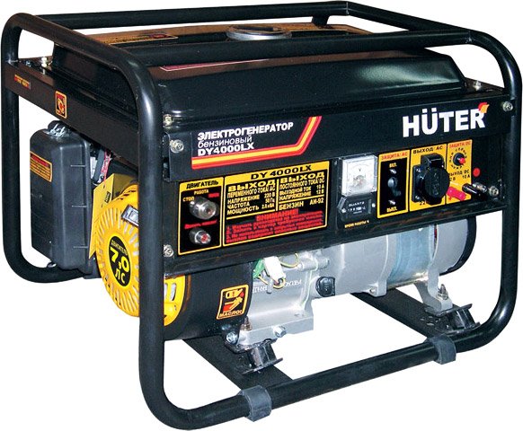 

Бензиновый генератор Huter DY4000LX