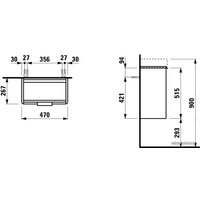  Laufen Тумба под умывальник Base H4021011102601 (белый)