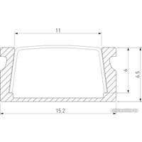 Шинопровод Elektrostandard LL-2-ALP006 (алюминиевый)
