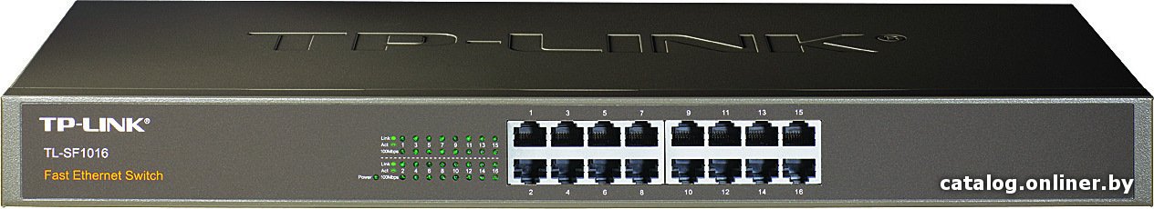 Неуправляемый коммутатор TP-Link TL-SF1016