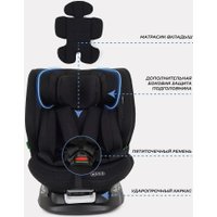 Детское автокресло MOWbaby Motion isofix UB616 (черный)