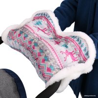 Муфты для рук Nika МС1 (вязаный, розовый)