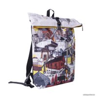 Городской рюкзак Офистон Маркет Животные/Архитектура, двусторонний
