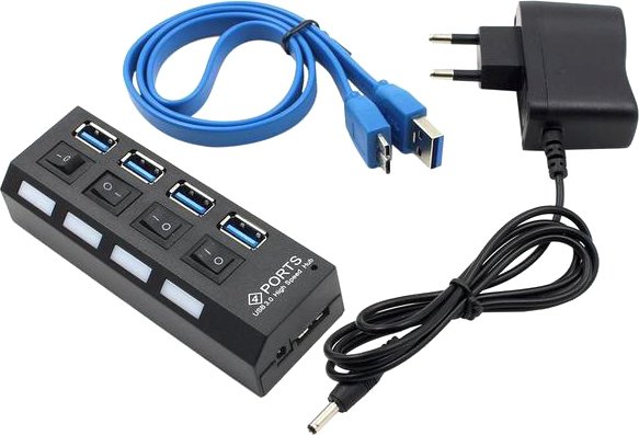 

USB-хаб USBTOP USB Type-A - 4xUSB Type-A 556520