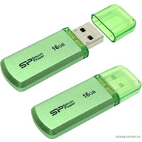 USB Flash Silicon-Power Helios 101 16GB зеленый [SP016GBUF2101V1N]