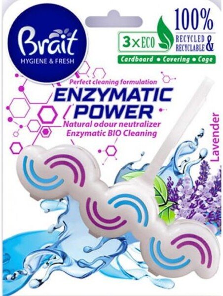 

Средство для унитаза Brait Enzymatic Power Лаванда 45 г