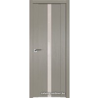 Межкомнатная дверь ProfilDoors 2.04XN L 40x200 (стоун, стекло lacobel перламутровый лак)