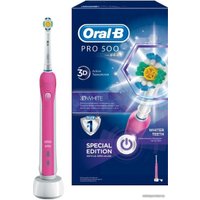 Электрическая зубная щетка Oral-B Pro 500 3D White (D16.513.U)