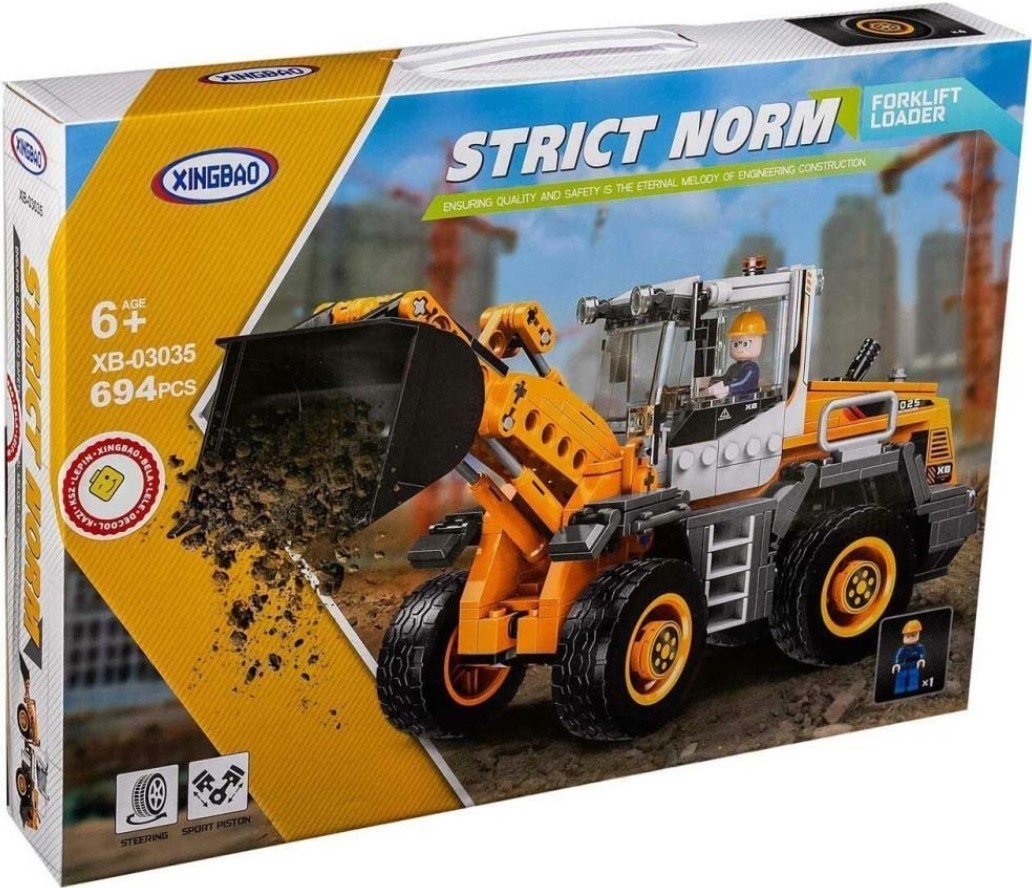 

Конструктор XingBao Technic XB-03035 Карьерный фронтальный погрузчик