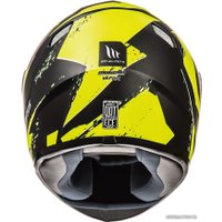 Мотошлем MT Helmets Mugello Vapor Matt (XS, черный/желтый)