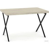 Кухонный стол TMB Loft Кросс Дуб 1200x600 40 мм (выбеленное дерево)