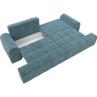 Диван Лига диванов Лига-080 131115 (велюр Seven 113 бирюзовый)