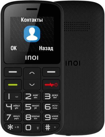 Кнопочный телефон Inoi 103B (черный)