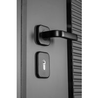 Металлическая дверь Guard MG75 МДФ/МДФ 87х205 правая (серый/белый ясень)