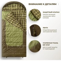 Спальный мешок RSP Outdoors Chill 400 BIG L (225x100 см, молния слева)