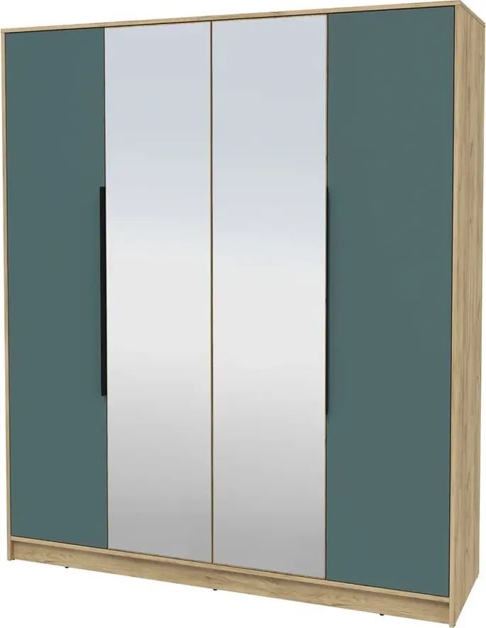 

Шкаф распашной Интерлиния Концепт КТ-Ш4з Глосс (дуб золотой/верде)