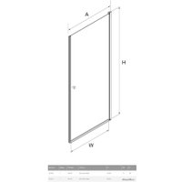 Душевая дверь NEW TRENDY Superia D-0331A