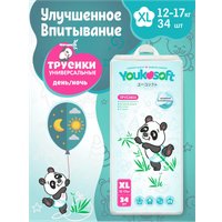 Трусики-подгузники Youkosoft Ультратонкие премиум 12-17 XL (34 шт)
