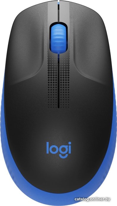 Мышь Logitech M190 (черный/синий)