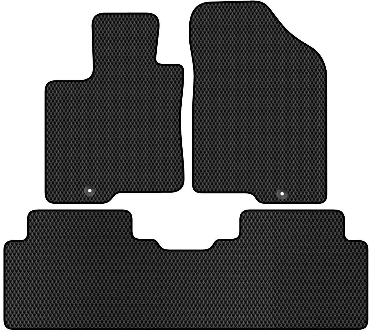 

Комплект ковриков для авто Alicosta Kia Carens (минивэн / UN) 2006 - 2012 (черный, ромб)