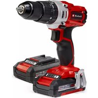 Ударная дрель-шуруповерт Einhell TE-CD 18/2 Li-i +64 4514221 (с 2-мя АКБ 2 Ач, набор оснастки, кейс)