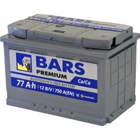 Автомобильный аккумулятор BARS Premium 77 R+ (77 А·ч)