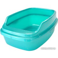 Туалет-лоток Homecat Deluxe 70043 (бирюзовый перламутр)