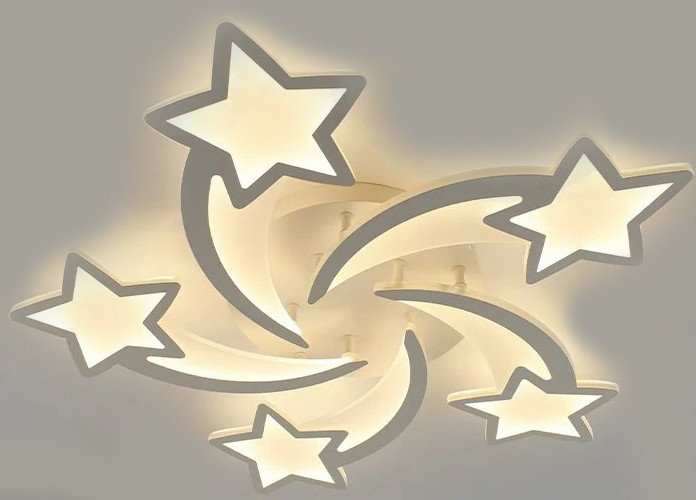 

Припотолочная люстра Estares Room Star 100W 5S-APP-695x70-WHITE/WHITE-220-IP20