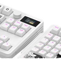 Клавиатура Дарк Проджект KD87A+Numpad (G3ms Moonstone, белый)