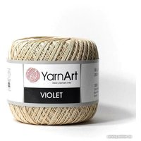 Пряжа для вязания Yarnart Violet 4660 (282 м, бежевый, 6 мотков)