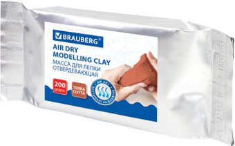 Пластичная масса BRAUBERG 224442 (терракотовый)