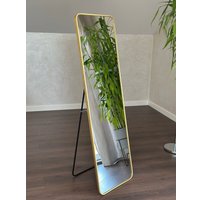 Зеркало eMZe Закругленные углы 45х150 DK0919.AUR (золото)