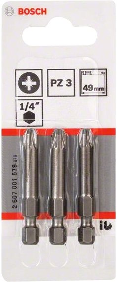 

Бита Bosch 2607001579 3 предмета