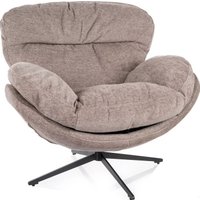 Интерьерное кресло Signal Florence Raven (темно-бежевый/черный)