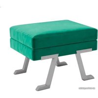 Банкетка Hype Mebel Битл (белый/зеленый)