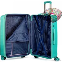 Чемодан-спиннер Mironpan 91303 67 см (бирюзовый)