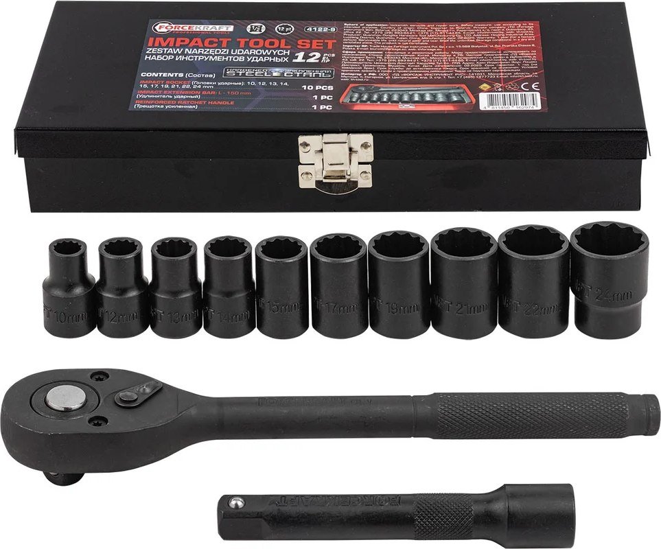 

Универсальный набор инструментов ForceKraft FK-4122-9 (64664)