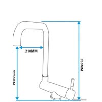 Смеситель ARFEKA AF FSS304 BLACK GRAFIT