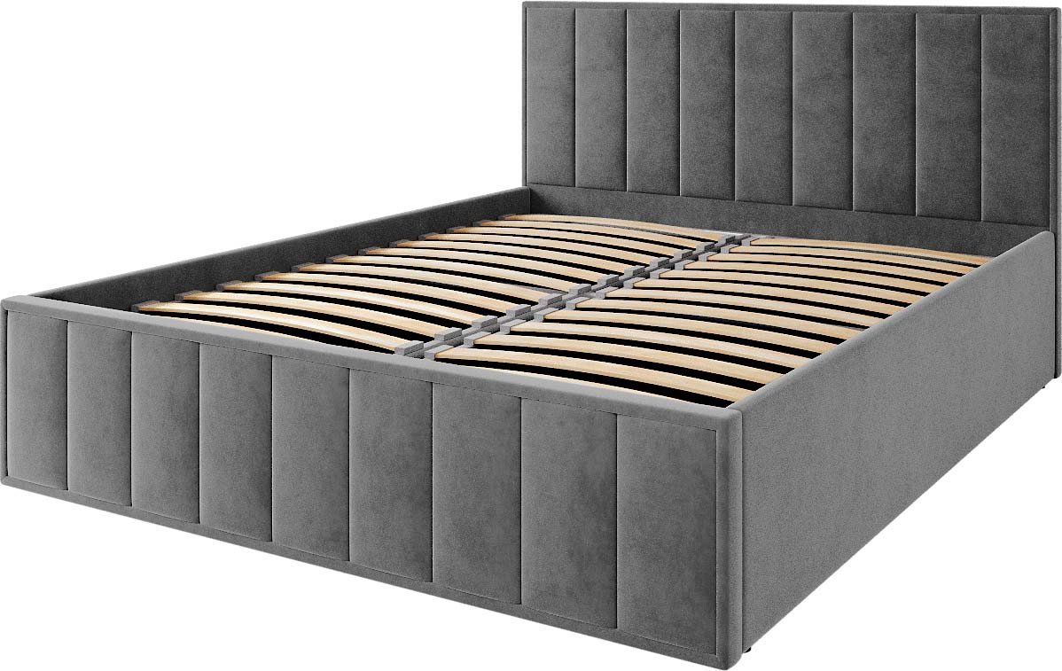 

Кровать ДСВ Лана 1.4 с ПМ 140x200 (графит софт)