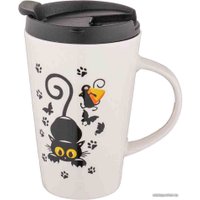 Кружка Lefard Котомания 756-283 (с крышкой)