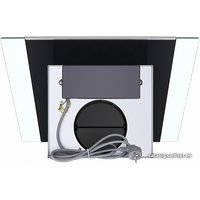 Кухонная вытяжка MAUNFELD Gloria 60 (нержавеющая сталь/прозрачное стекло)